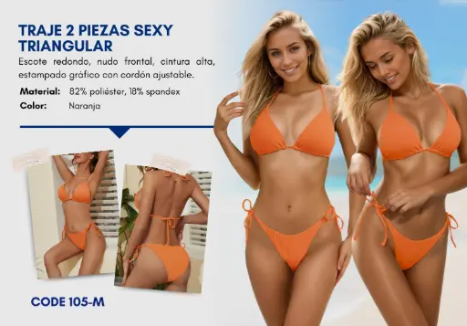 [Traje de Baño Para Mujer Medium Superior Swim M-105] Traje de Baño Para Mujer Medium Superior Swim M-105