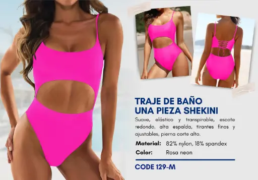 [Traje de Baño Para Mujer Medium Superior Swim M-129] Traje de Baño Para Mujer Medium Superior Swim M-129