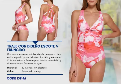 [Traje de Baño Para Mujer Medium Superior Swim M-139] Traje de Baño Para Mujer Medium Superior Swim M-139