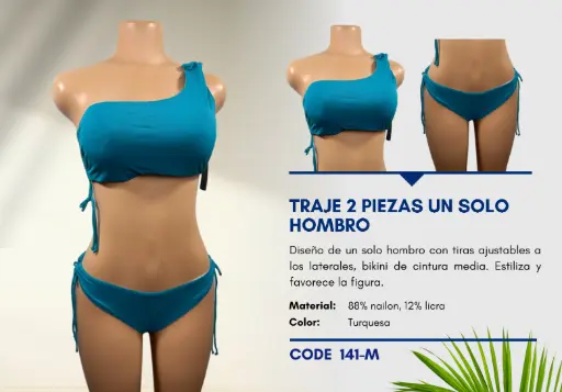 [Traje de Baño Para Mujer Medium Superior Swim M-141] Traje de Baño Para Mujer Medium Superior Swim M-141