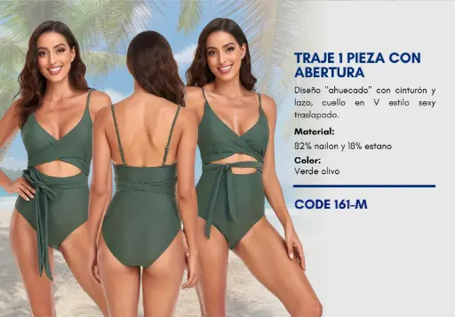 [Traje de Baño Para Mujer Medium Superior Swim M-161] Traje de Baño Para Mujer Medium Superior Swim M-161