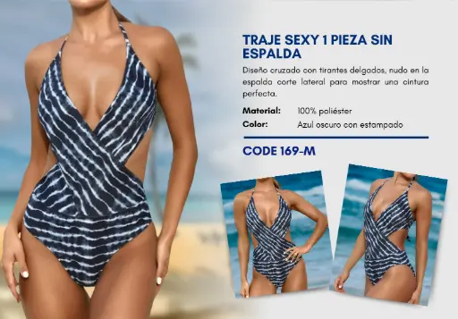 [Traje de Baño Para Mujer Medium Superior Swim M-169] Traje de Baño Para Mujer Medium Superior Swim M-169