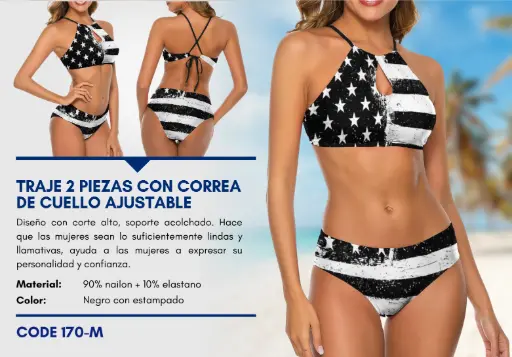 [Traje de Baño Para Mujer Medium Superior Swim M-170] Traje de Baño Para Mujer Medium Superior Swim M-170