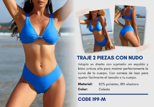 [Traje de Baño Para Mujer Medium Superior Swim M-199] Traje de Baño Para Mujer Medium Superior Swim M-199