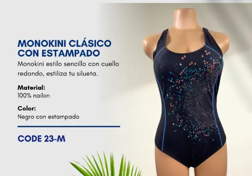 [Traje de Baño Para Mujer Medium Esencial Swim M-23] Traje de Baño Para Mujer Medium Esencial Swim M-23