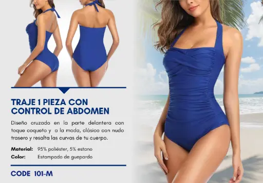 [Traje de Baño Para Mujer Medium Esencial Swim M-101] Traje de Baño Para Mujer Medium Esencial Swim M-101