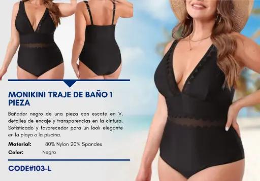 [Traje de Baño Para Mujer Large Superior Swim L-103] Traje de Baño Para Mujer Large Superior Swim L-103