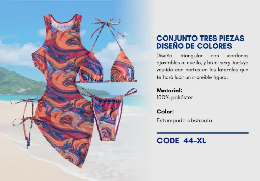 [Traje de Baño Para Mujer Extra Large Elite Swim XL-44] Traje de Baño Para Mujer Extra Large Elite Swim XL-44
