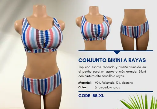 [Traje de Baño Para Mujer Extra Large Elite Swim XL-88] Traje de Baño Para Mujer Extra Large Elite Swim XL-88