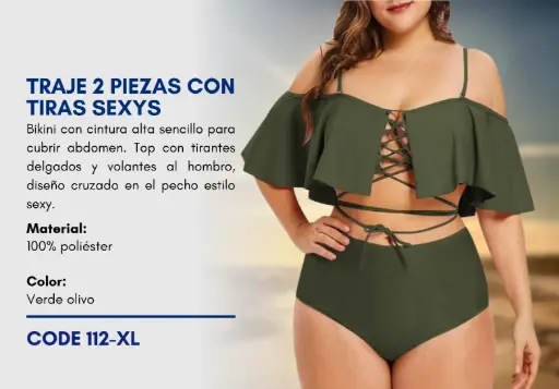 [Traje de Baño Para Mujer Extra Large Elite Swim XL-112] Traje de Baño Para Mujer Extra Large Elite Swim XL-112