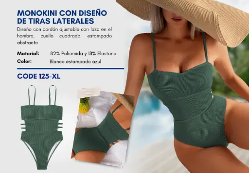 [Traje de Baño Para Mujer Extra Large Elite Swim XL-125] Traje de Baño Para Mujer Extra Large Elite Swim XL-125