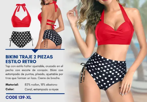 [Traje de Baño Para Mujer Extra Large Elite Swim XL-139] Traje de Baño Para Mujer Extra Large Elite Swim XL-139