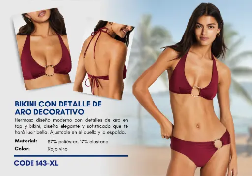 [Traje de Baño Para Mujer Extra Large Elite Swim XL-143] Traje de Baño Para Mujer Extra Large Elite Swim XL-143