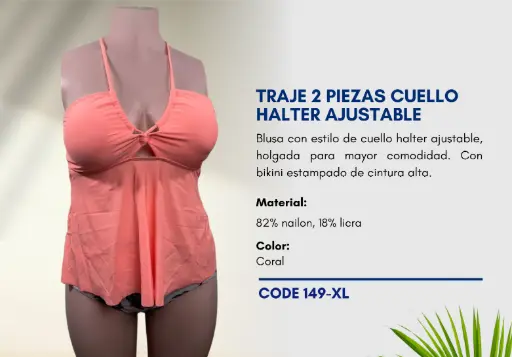 [Traje de Baño Para Mujer Extra Large Elite Swim XL-149] Traje de Baño Para Mujer Extra Large Elite Swim XL-149