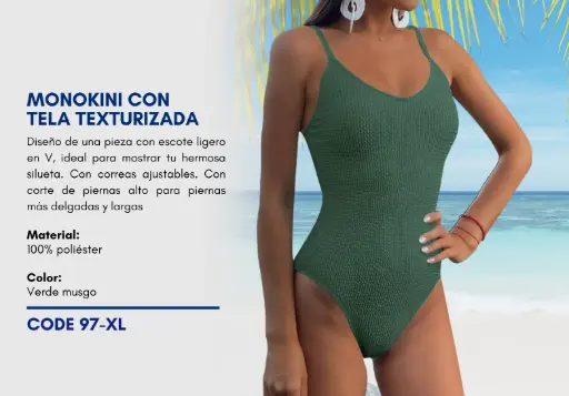[Traje de Baño Para Mujer Extra Large Superior Swim XL-97] Traje de Baño Para Mujer Extra Large Superior Swim XL-97