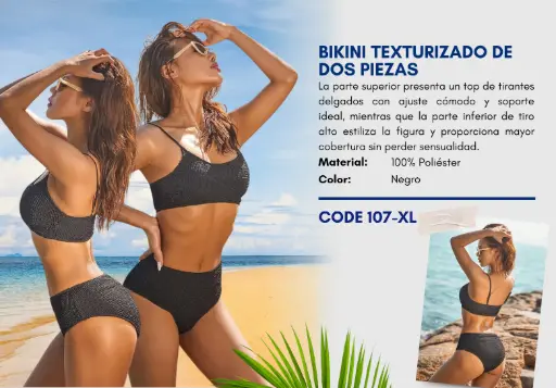 [Traje de Baño Para Mujer Extra Large Superior Swim XL-107] Traje de Baño Para Mujer Extra Large Superior Swim XL-107