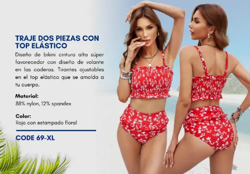 [Traje de Baño Para Mujer Extra Large Esencial Swim XL-69] Traje de Baño Para Mujer Extra Large Esencial Swim XL-69