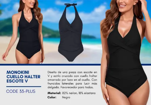 [Traje de Baño Para Mujer PLUS Elite Swim PLUS-33] Traje de Baño Para Mujer PLUS Elite Swim PLUS-33
