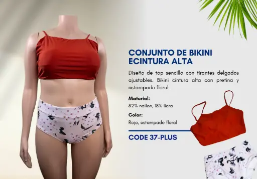 [Traje de Baño Para Mujer PLUS Elite Swim PLUS-37] Traje de Baño Para Mujer PLUS Elite Swim PLUS-37