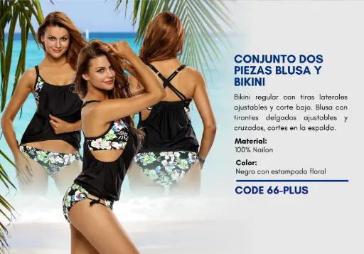 [Traje de Baño Para Mujer PLUS Superior Swim PLUS-66] Traje de Baño Para Mujer PLUS Superior Swim PLUS-66