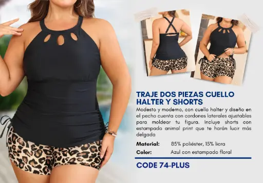 [Traje de Baño Para Mujer PLUS Superior Swim PLUS-74] Traje de Baño Para Mujer PLUS Superior Swim PLUS-74