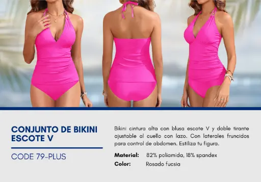 [Traje de Baño Para Mujer PLUS Superior Swim PLUS-79] Traje de Baño Para Mujer PLUS Superior Swim PLUS-79