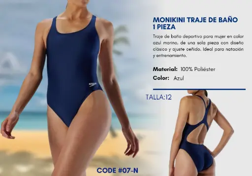 [Traje de Baño Para Niña 12Y Kids Swim N-07] Traje de Baño Para Niña 12Y Kids Swim N-07